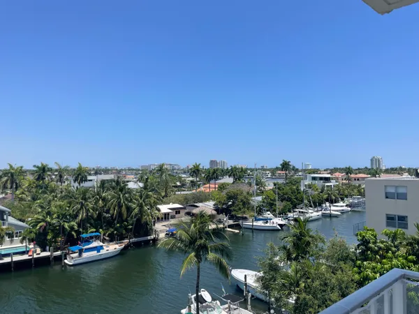 a view of lake and city