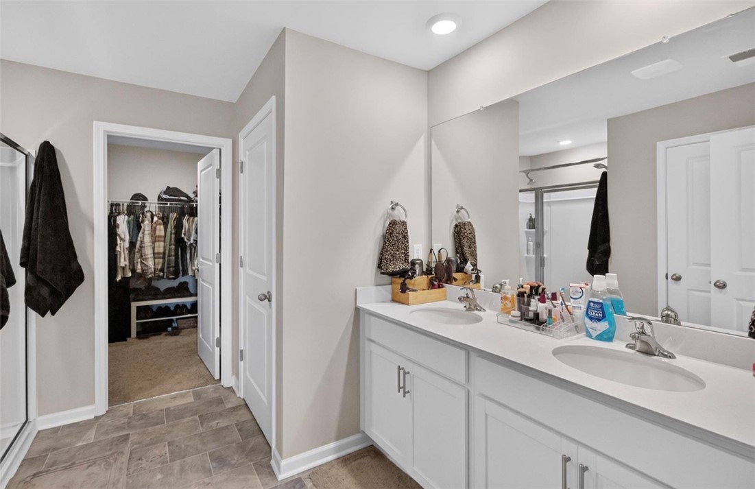 213 Millhone Way Pendleton, SC 29670 - Photo 10 of 25 Double vanity with ample counter space and individual sinks perfect for busy mornings.