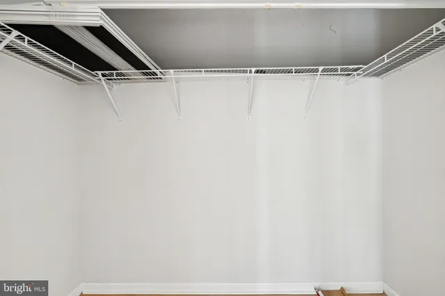 a close up view of racks on the wall