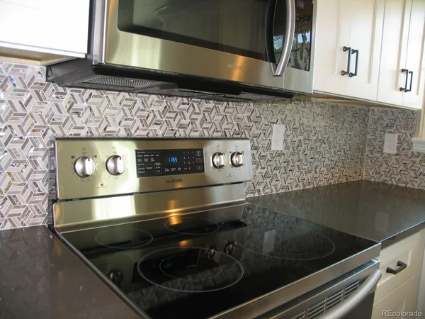 a close view of stove