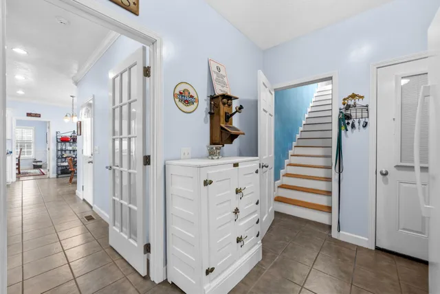 a view of entryway and hall