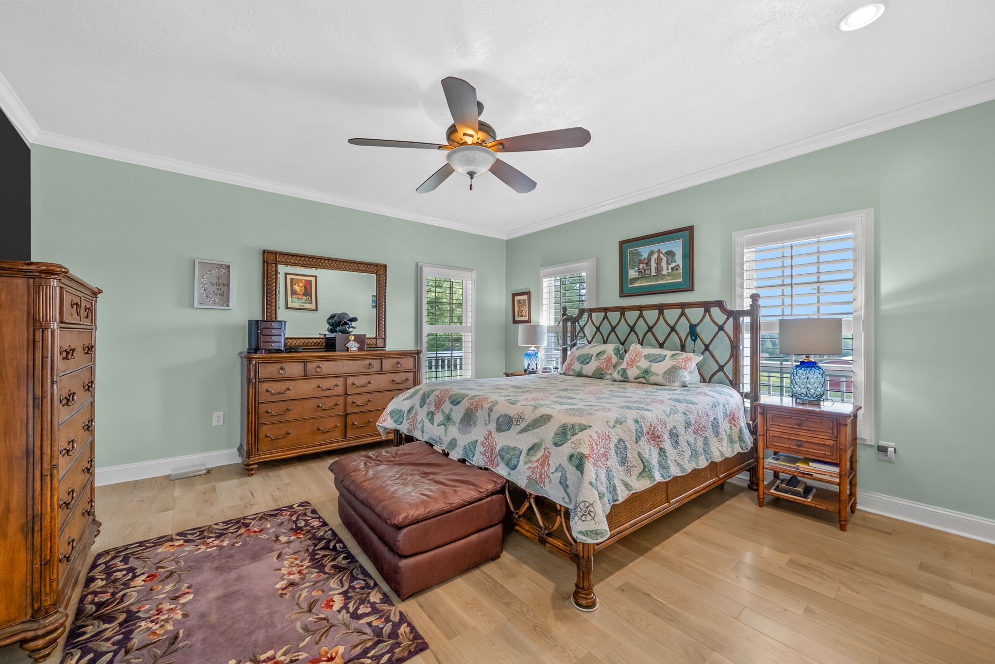 3989 Cadiz Road Bumpus Mills, TN 37028 - Photo 31 of 97 a bedroom with a bed window and a dresser