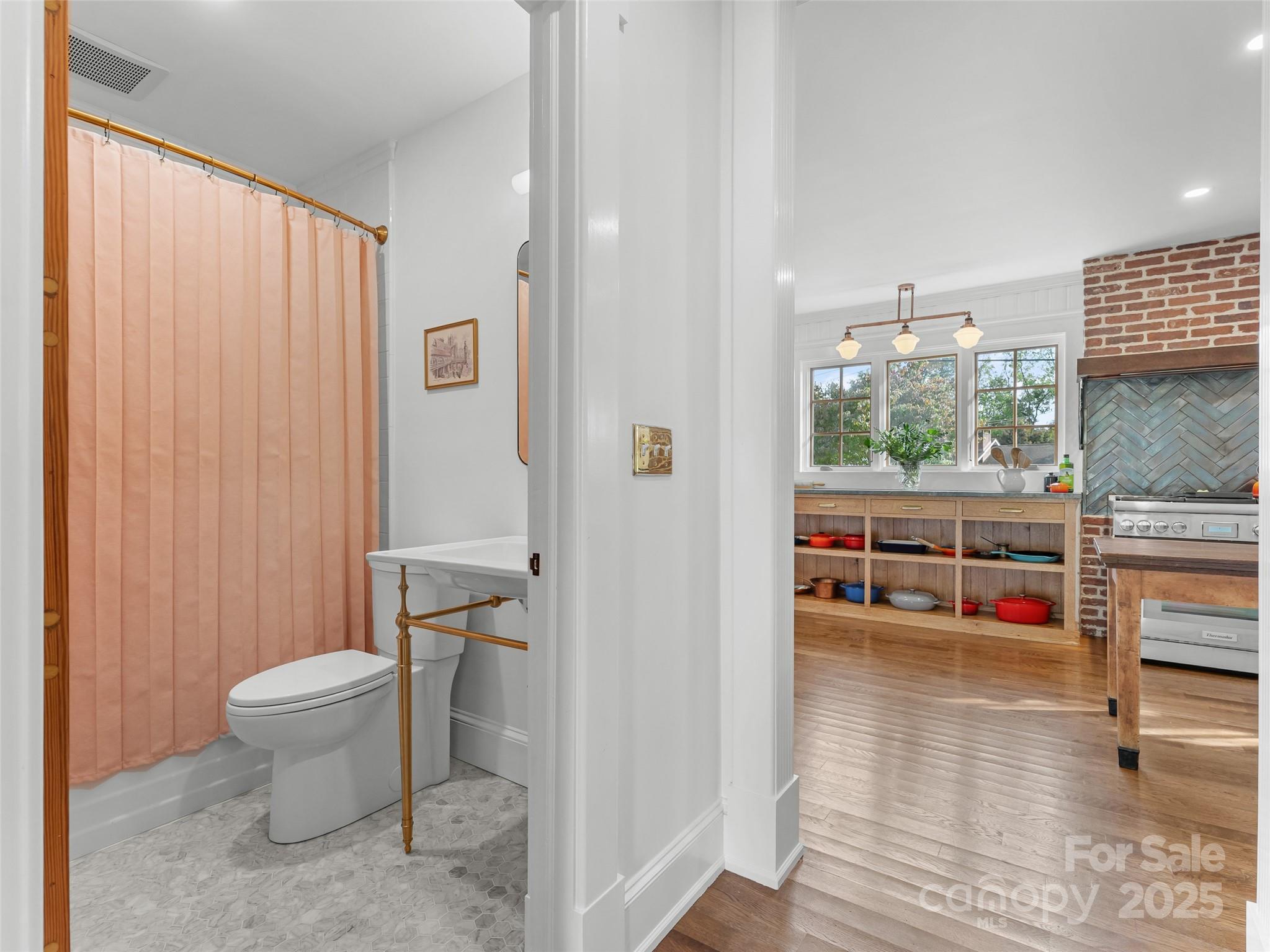 505 North Country Club Road Brevard, NC 28712 - Photo 24 of 48 a bathroom with a toilet and a shower