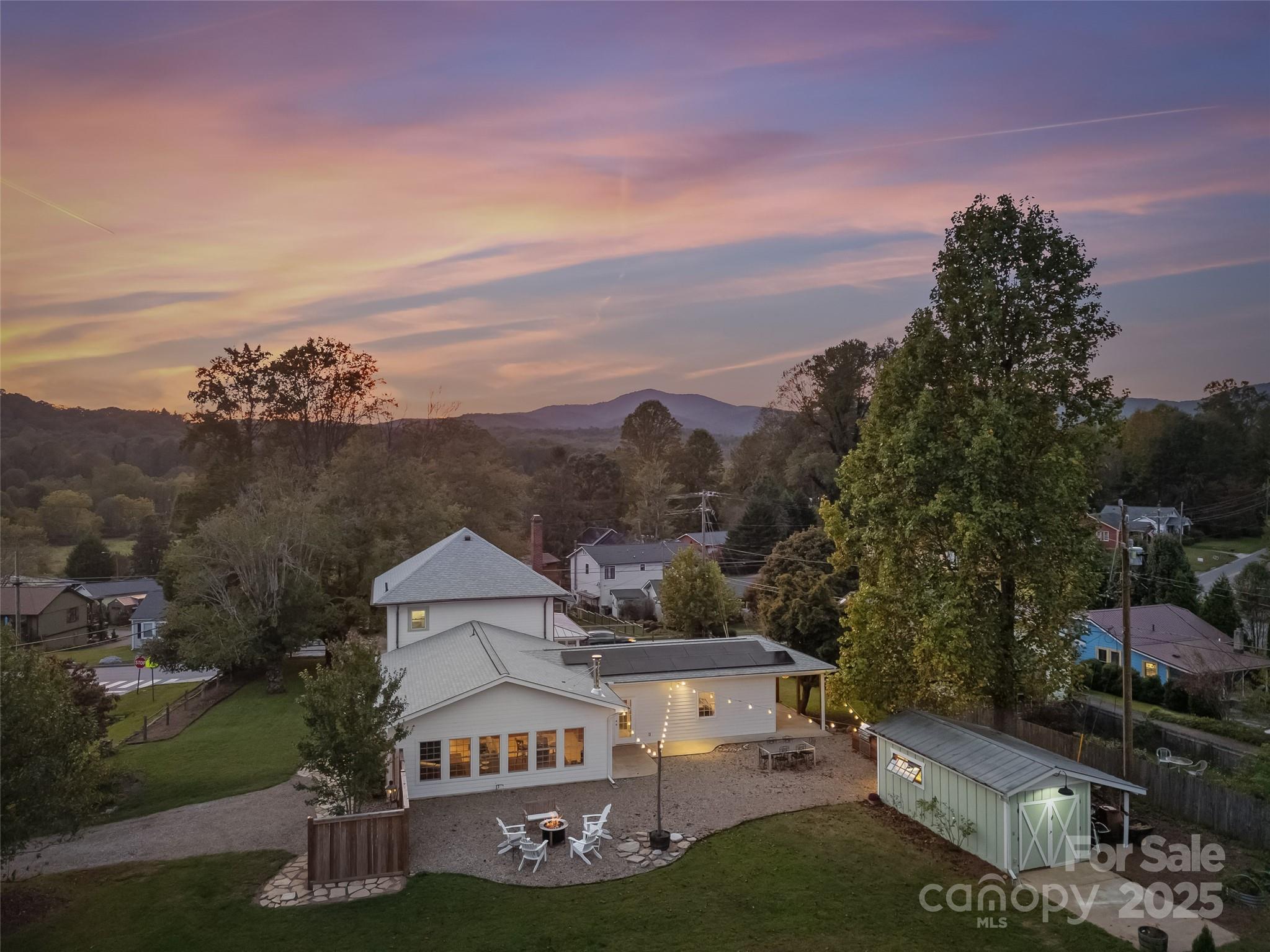 505 North Country Club Road Brevard, NC 28712 - Photo 47 of 48 a view of a town with residential houses