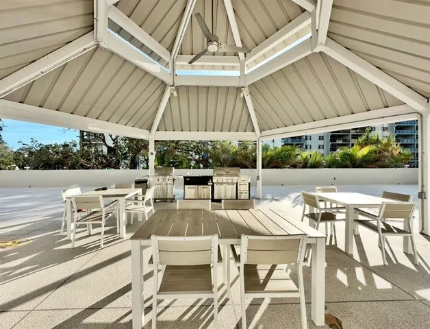 a front view of a building