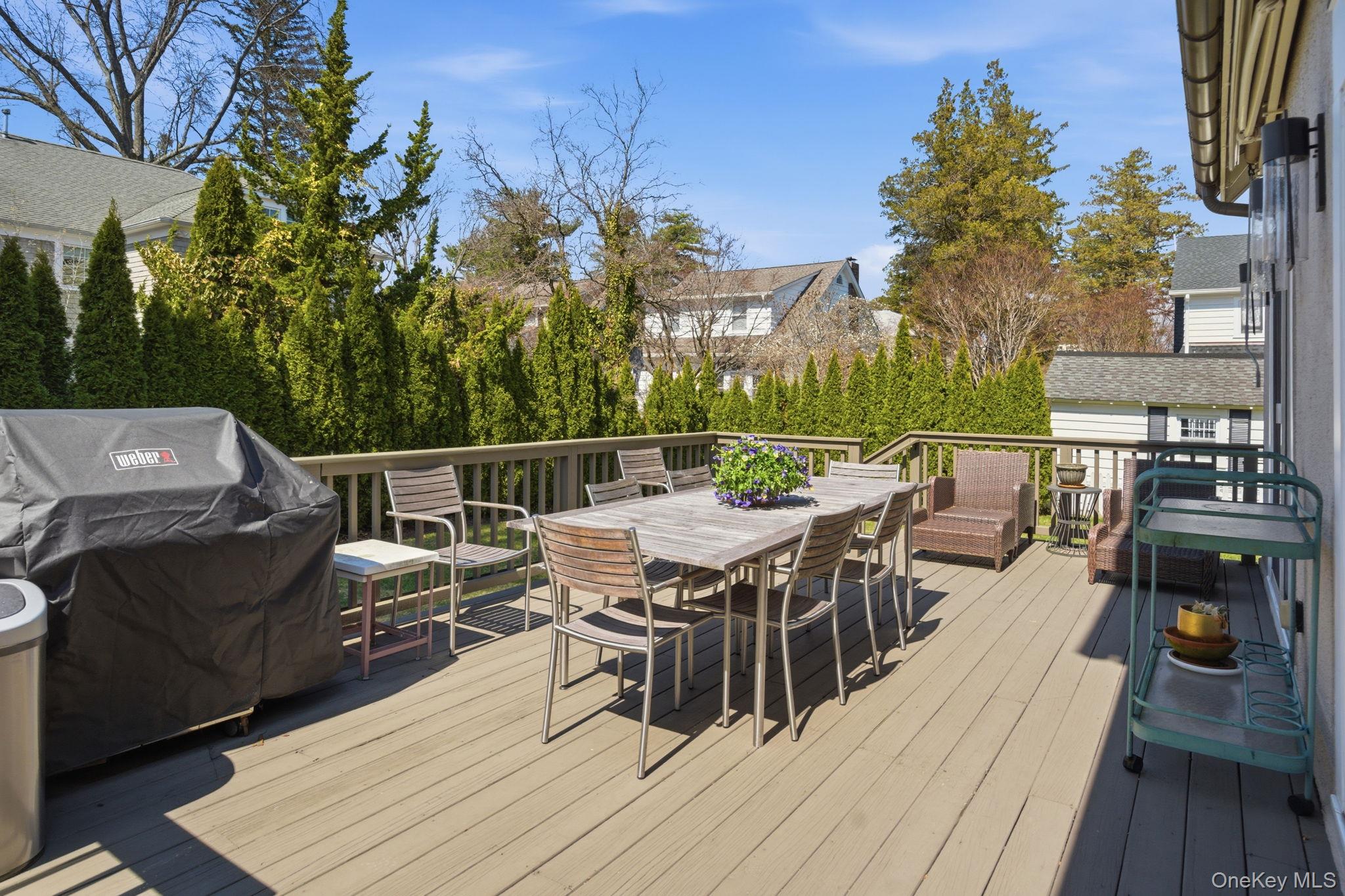 181 Webster Road Scarsdale, NY 10583 - Photo 12 of 30 Fabulous deck overlooking the yard