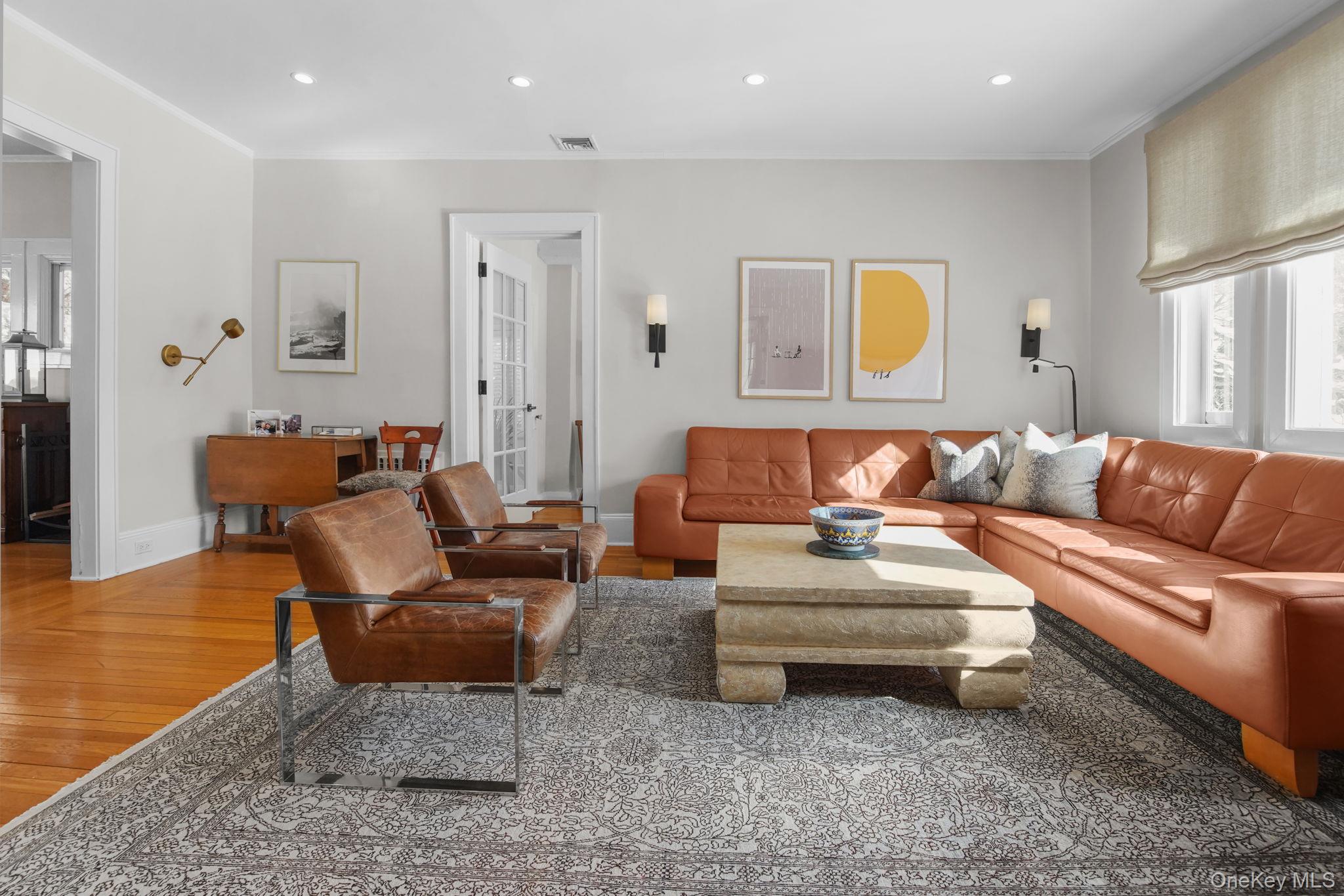 181 Webster Road Scarsdale, NY 10583 - Photo 15 of 30 a living room with furniture and wooden floor