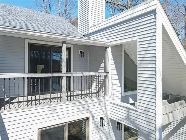 a view of lake with mountain