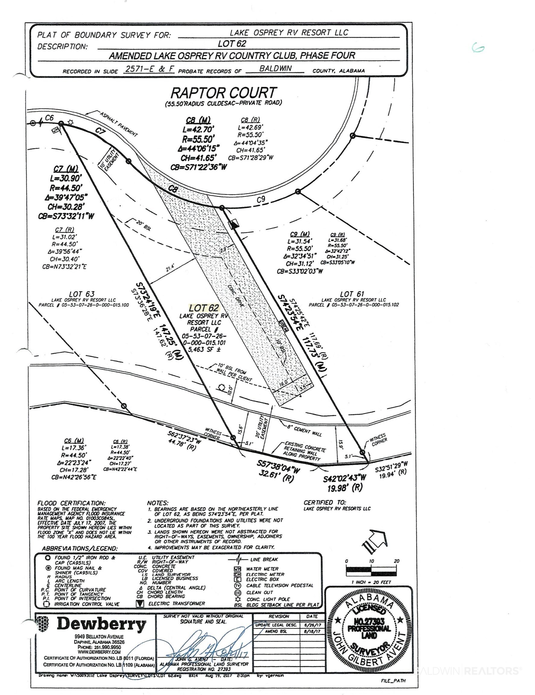 12040 Raptor Court Elberta, AL 36530 - Photo 11 of 36 Survey Lot 62