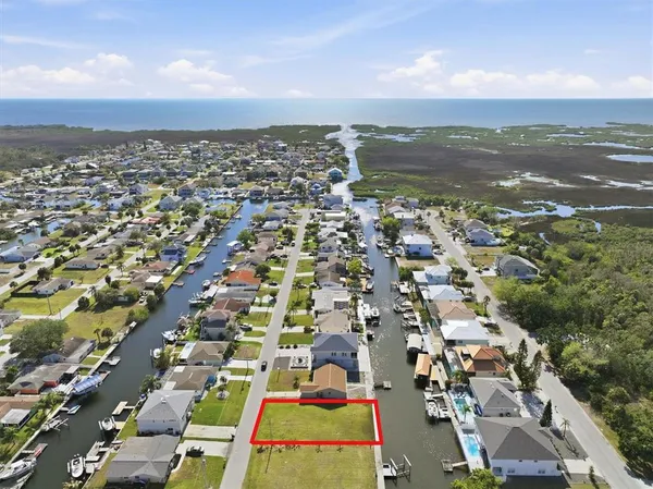 an aerial view of residential building with outdoor space