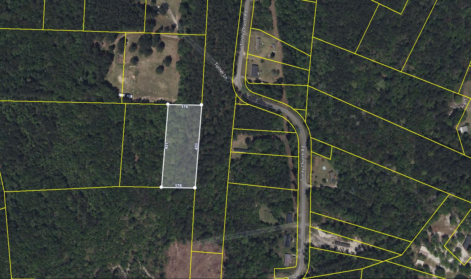 Aerial view - Tract 3 Chauncey Lane 2 ac