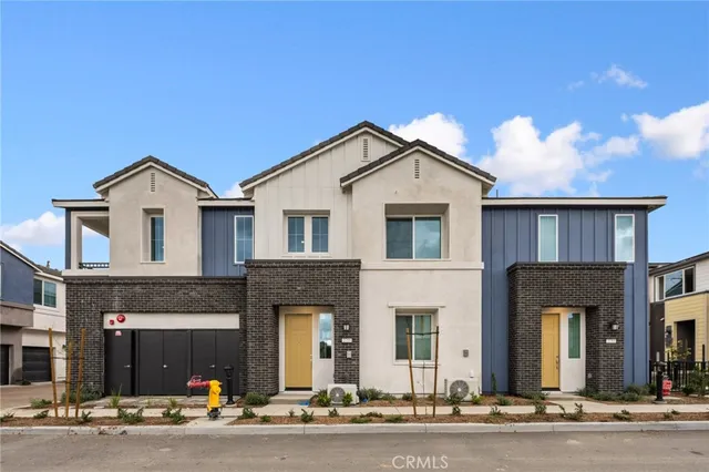 a front view of a house with entertaining space