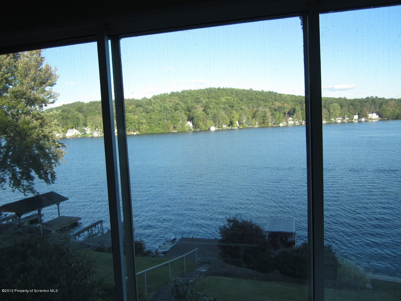 362 Point Road Lake Winola, PA 18419 - Photo 38 of 42 a view of lake from window