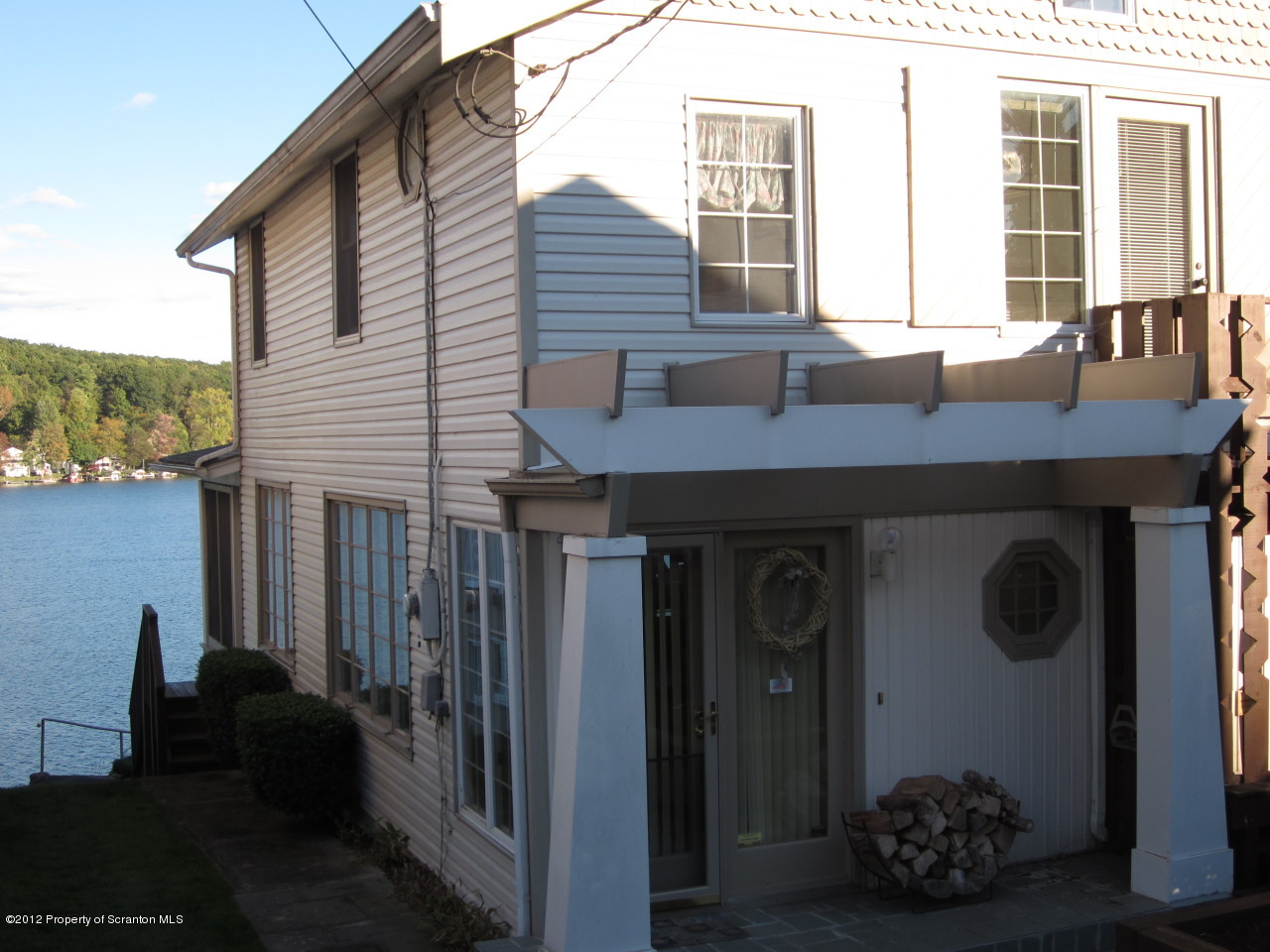 362 Point Road Lake Winola, PA 18419 - Photo 8 of 42 a backyard of a house with seating space