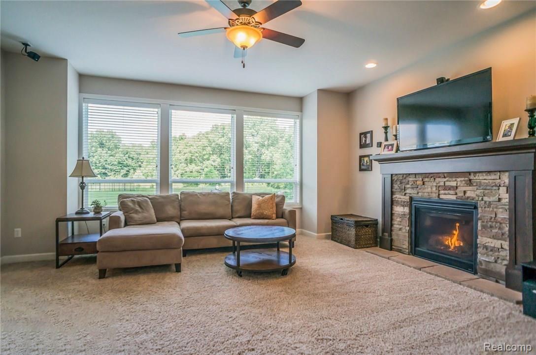 1193 Riverside Street Milford, MI 48381 - Photo 13 of 62 Lovely stone fireplace.