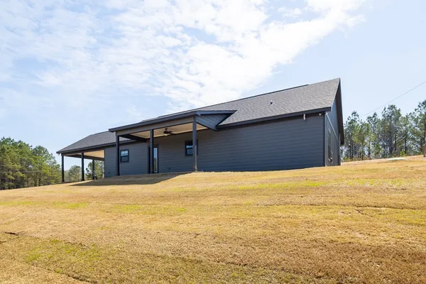 a house view with outdoor space