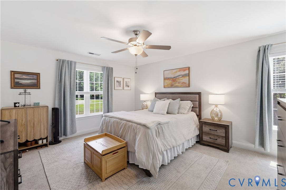 222 Oak Ridge Court Aylett, VA 23009 - Photo 17 of 35 Bright room featuring a ceiling fan with integrate
