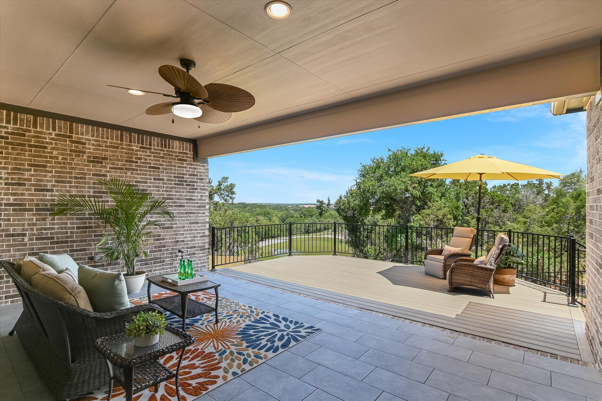 108 Trans Pecos Court Georgetown, TX 78628 - Photo 24 of 32 a view of a patio with a table and chairs