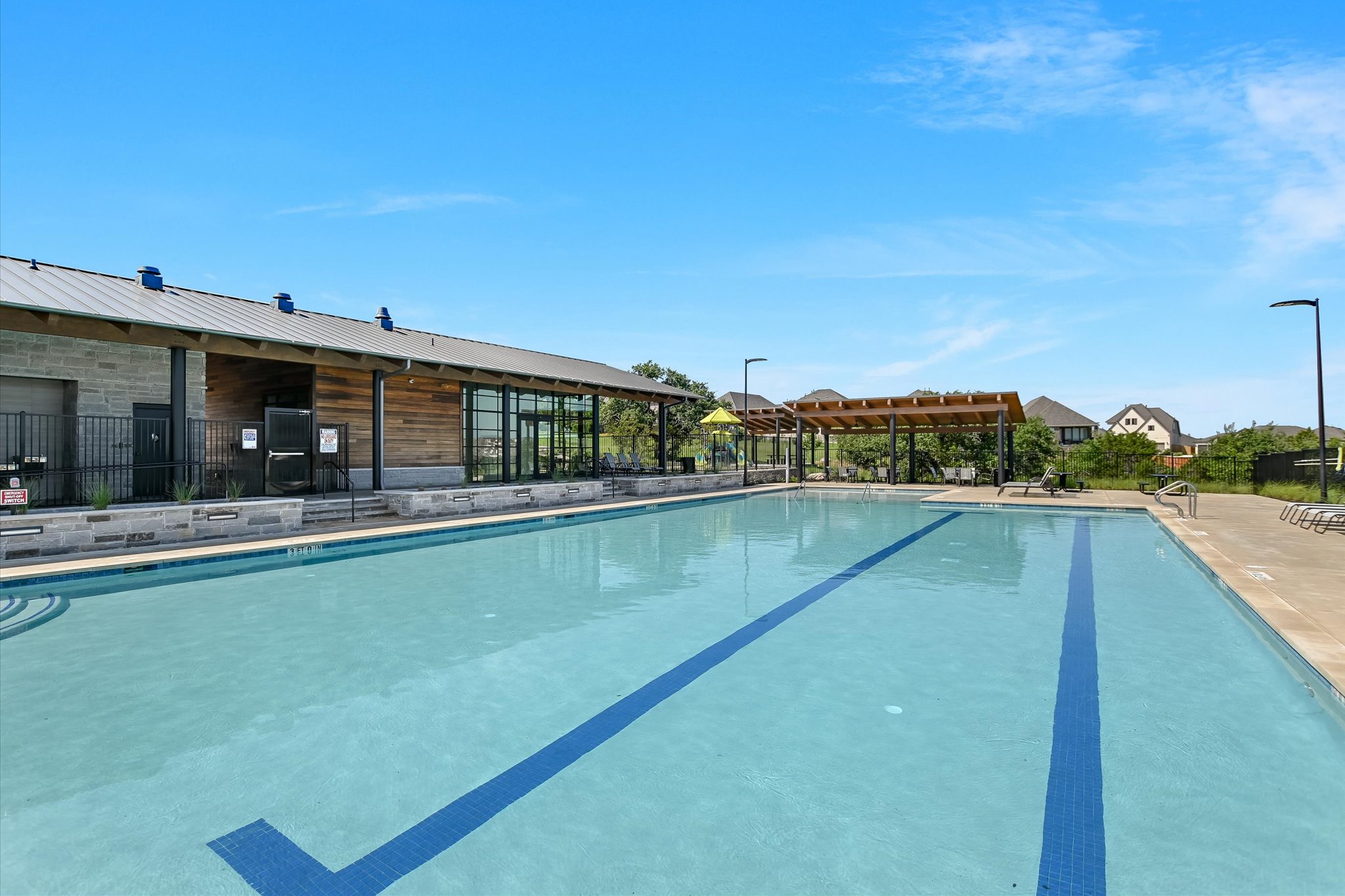 108 Trans Pecos Court Georgetown, TX 78628 - Photo 29 of 32 a view of swimming pool with a yard