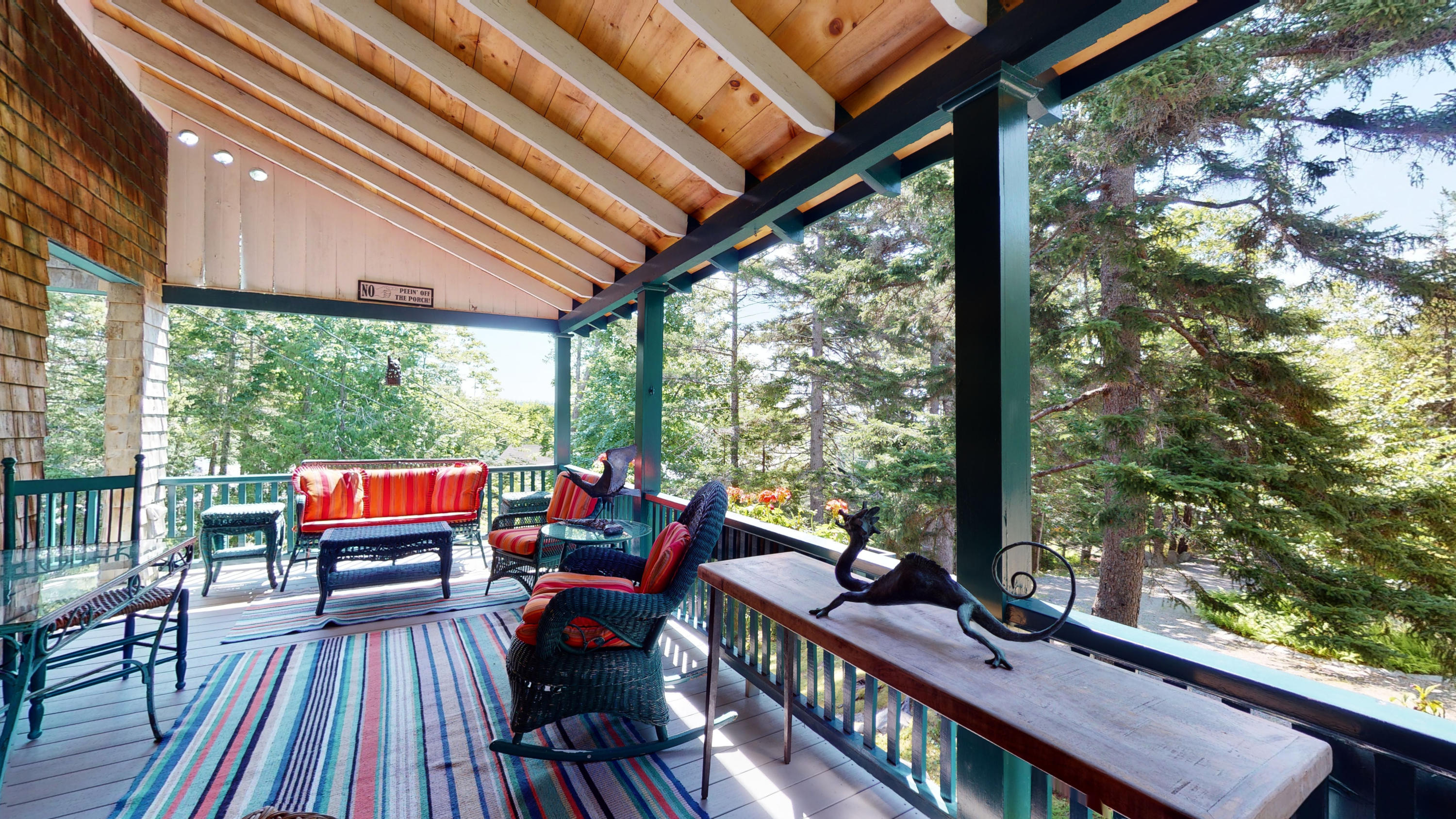 16 Harborside Road Northeast Harbor, ME 04662 - Photo 4 of 32 The covered porch