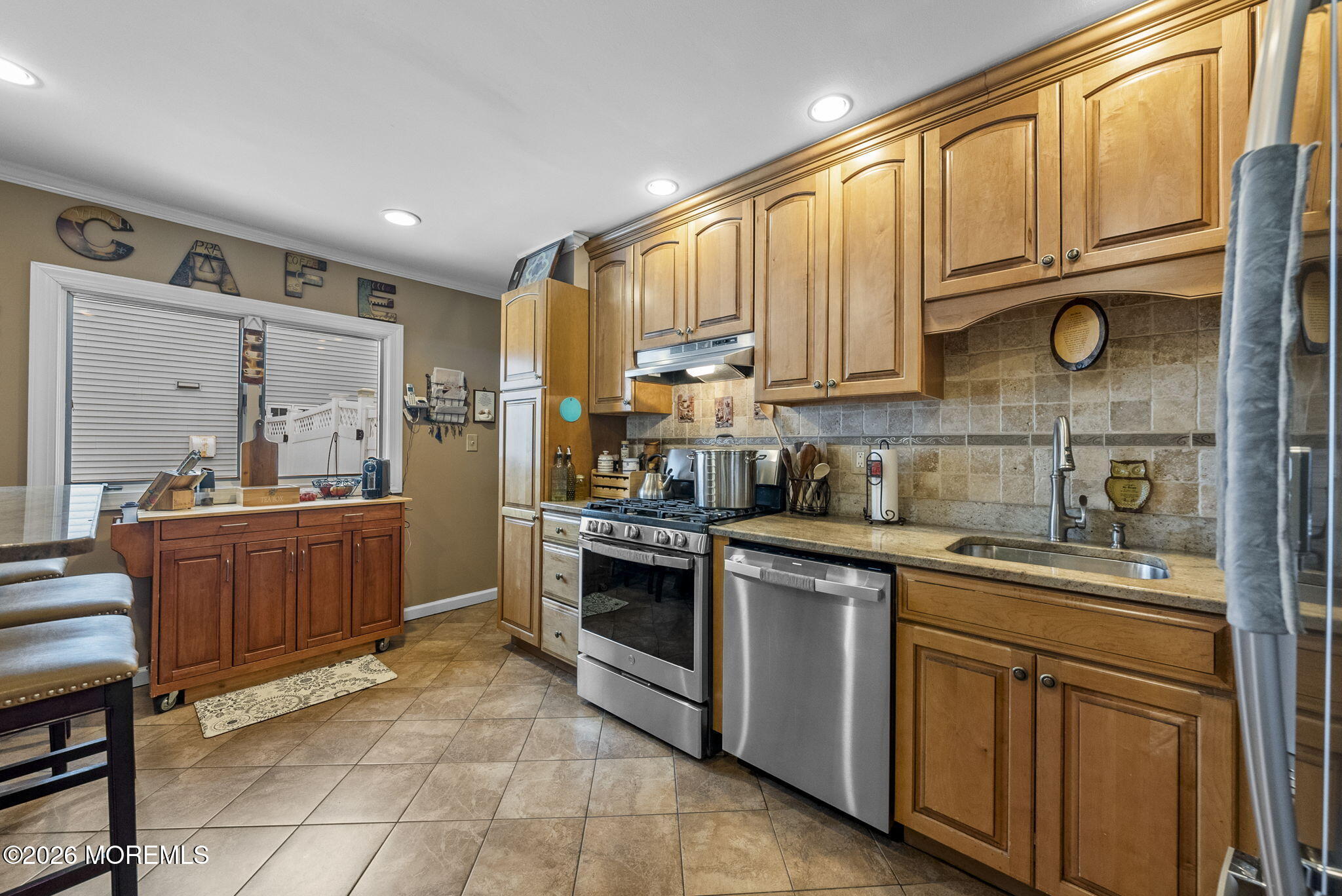 30 Arvin Road Old Bridge, NJ 08857 - Photo 13 of 31 a kitchen with stainless steel appliances granite countertop a sink and cabinets