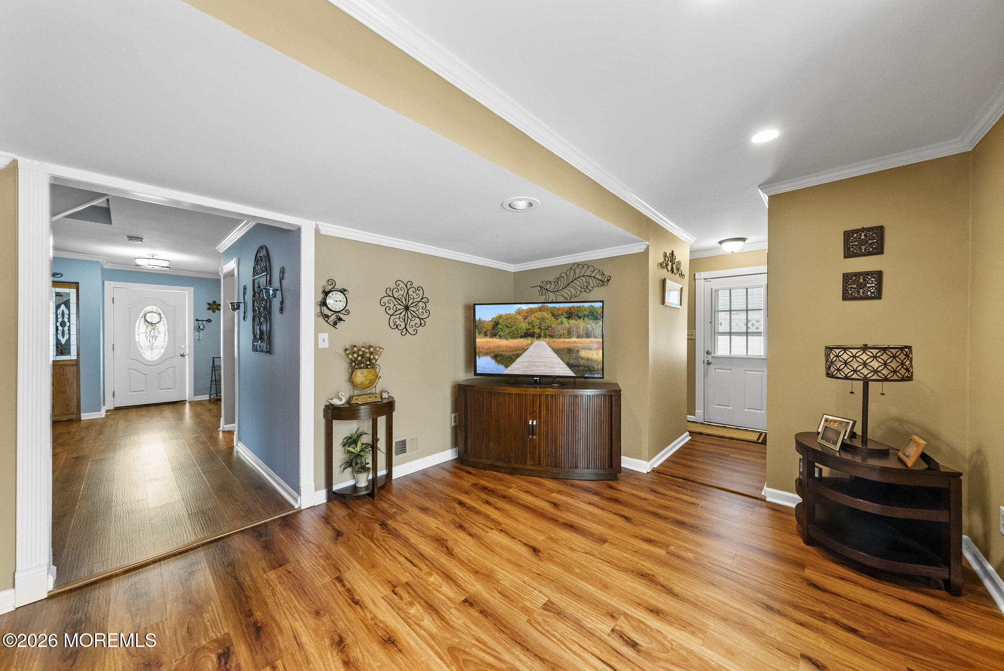 30 Arvin Road Old Bridge, NJ 08857 - Photo 18 of 31 a view of a hallway with wooden floor and furniture
