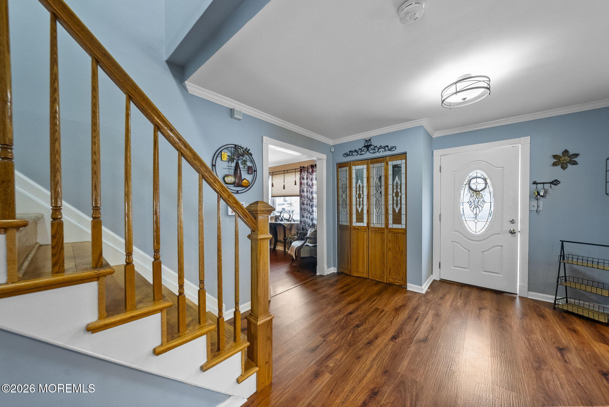 30 Arvin Road Old Bridge, NJ 08857 - Photo 4 of 31 a view of an entryway with wooden floor and stairs