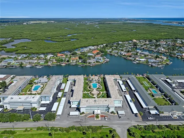 a view of a city with tall buildings