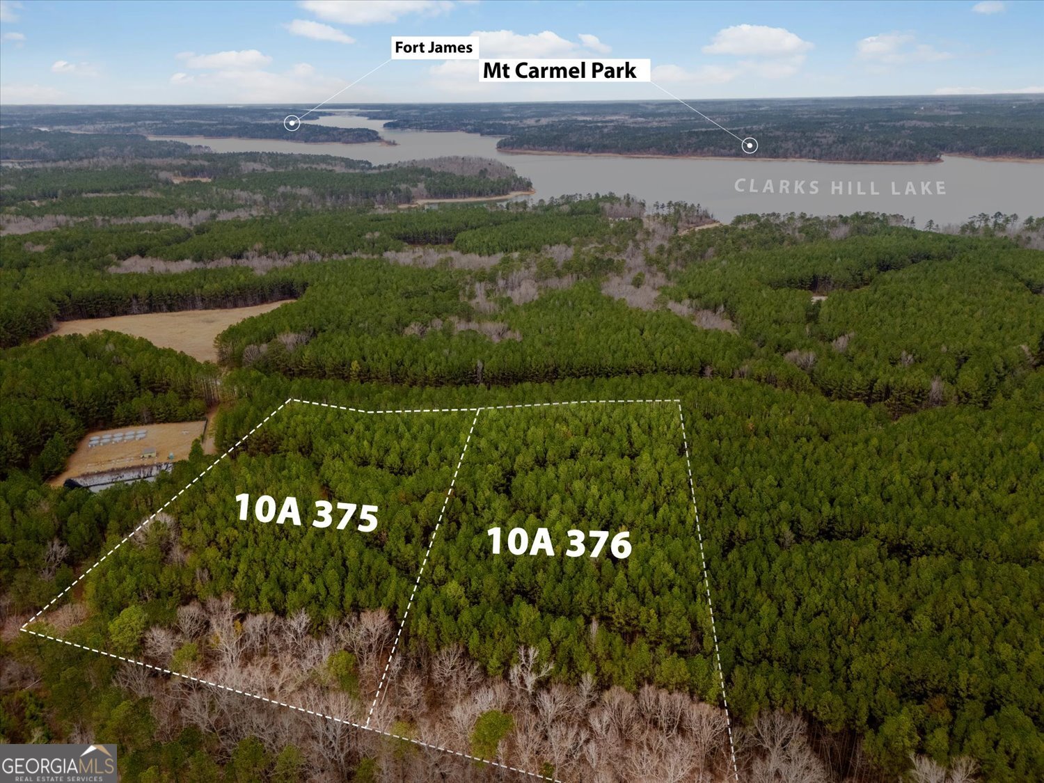 1004 Hester S Ferry Road Tignall, GA 30668 - Photo 7 of 19 a view of a lake from a yard