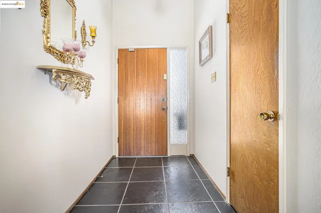 a view of an entryway door