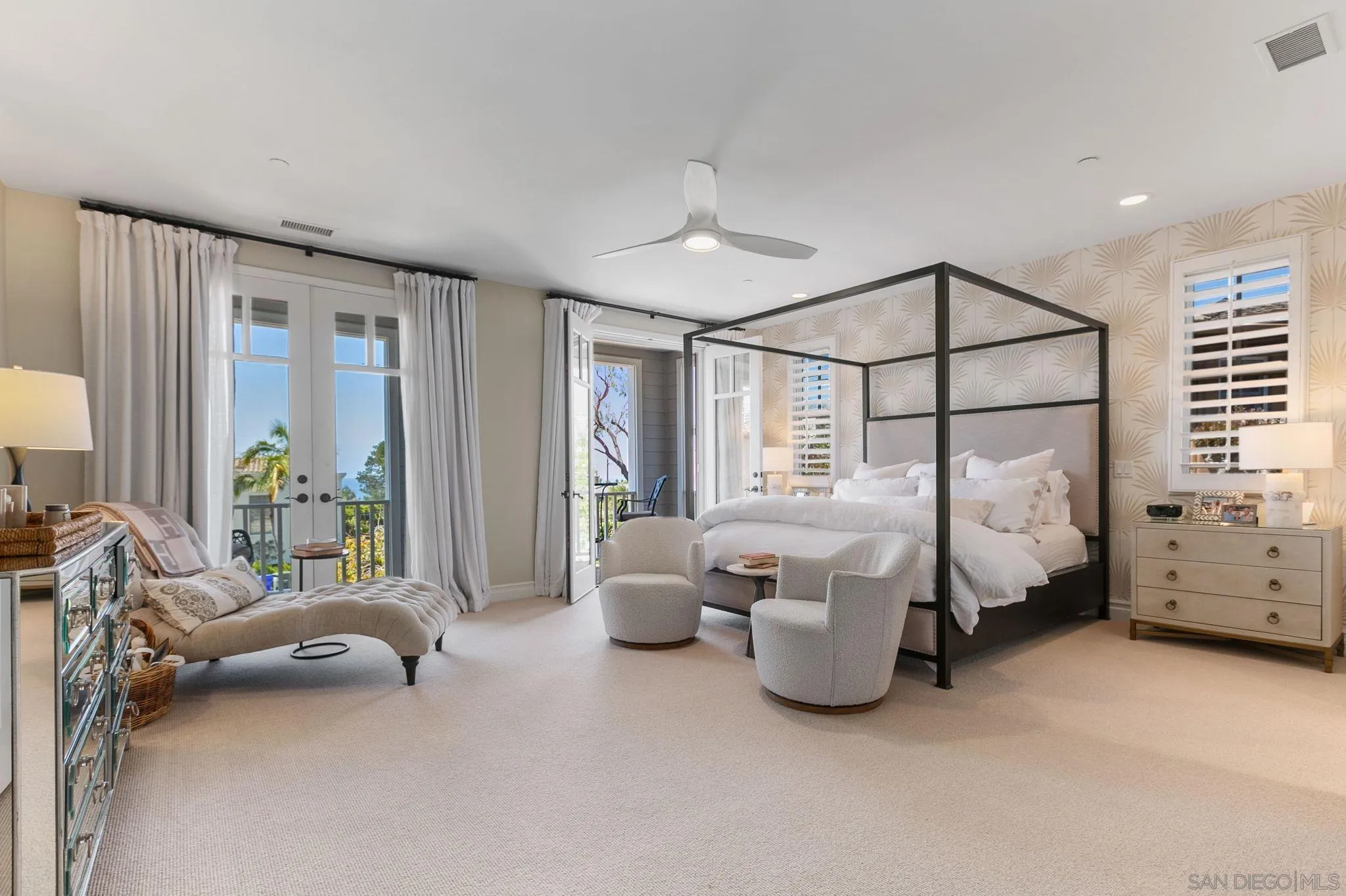 329 Chopin Way Cardiff, CA 92007 - Photo 25 of 47 a bedroom with furniture and a large window