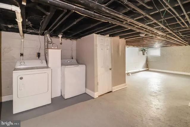 a view of a storage & utility room