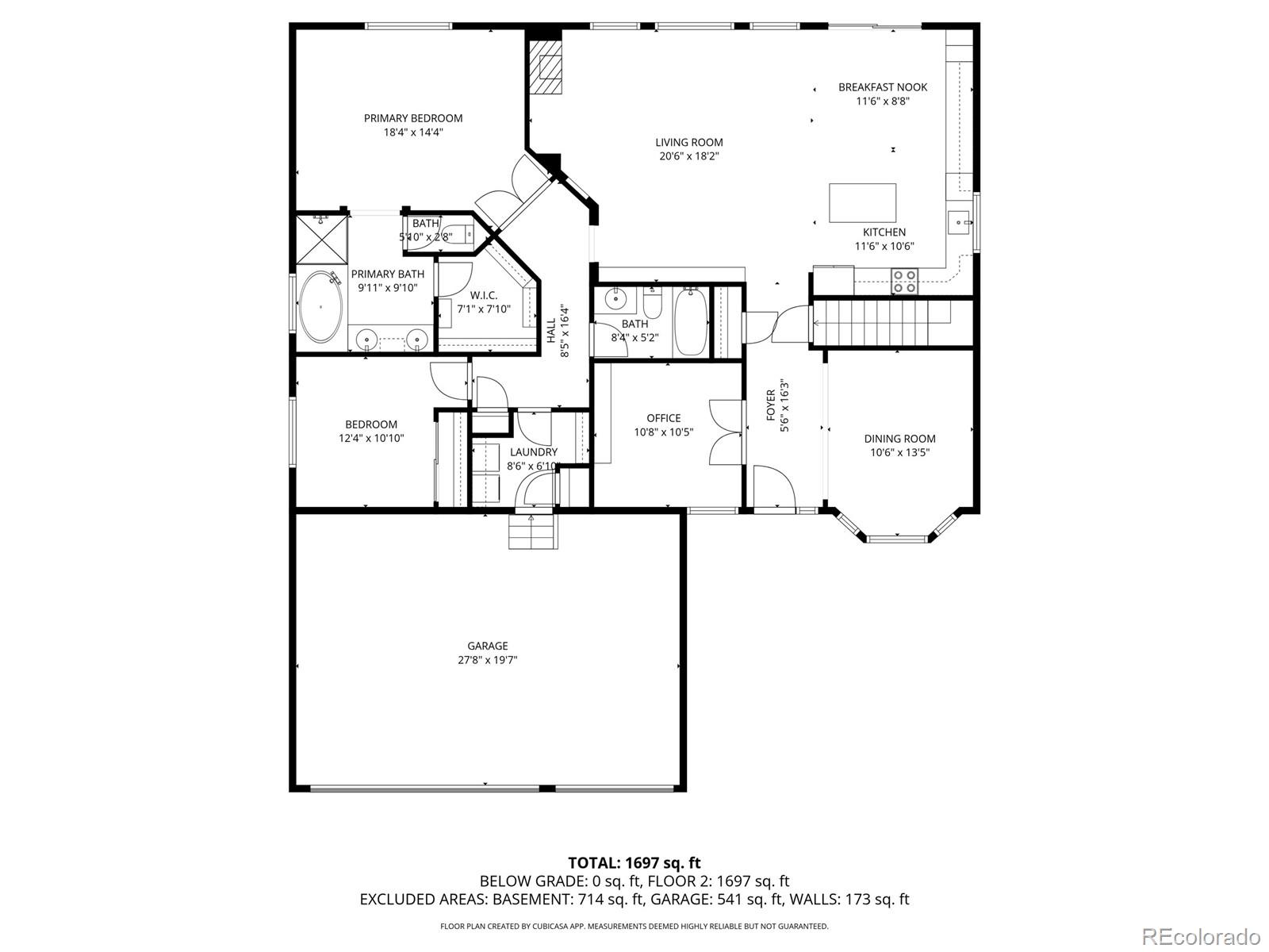 20800 Omaha Avenue Parker, CO 80138 - Photo 34 of 38 a picture of a bench in front of wall