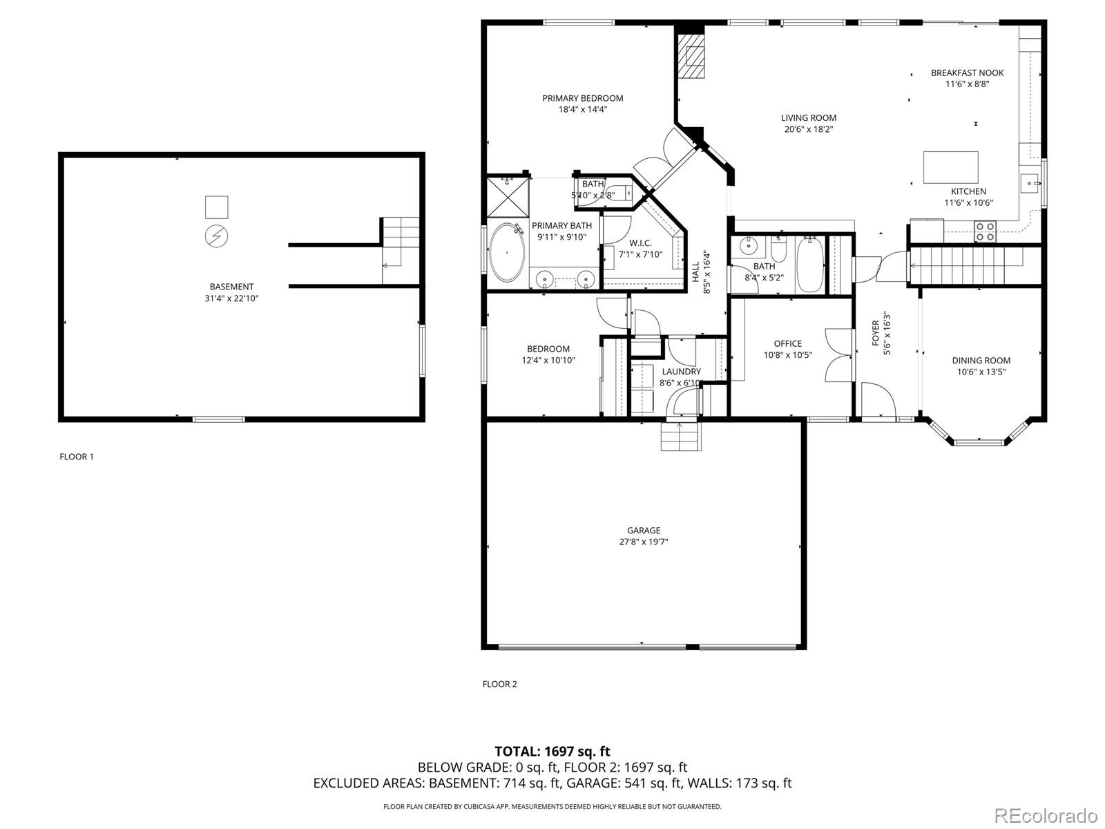 20800 Omaha Avenue Parker, CO 80138 - Photo 35 of 38 a picture of a room with a white wall and a white wall