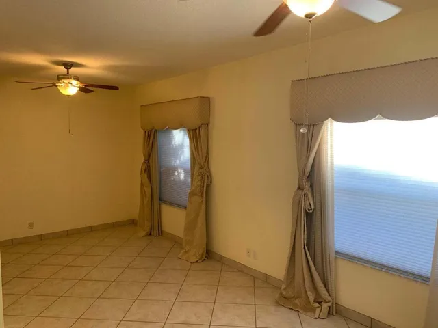 a view of a room with mirror