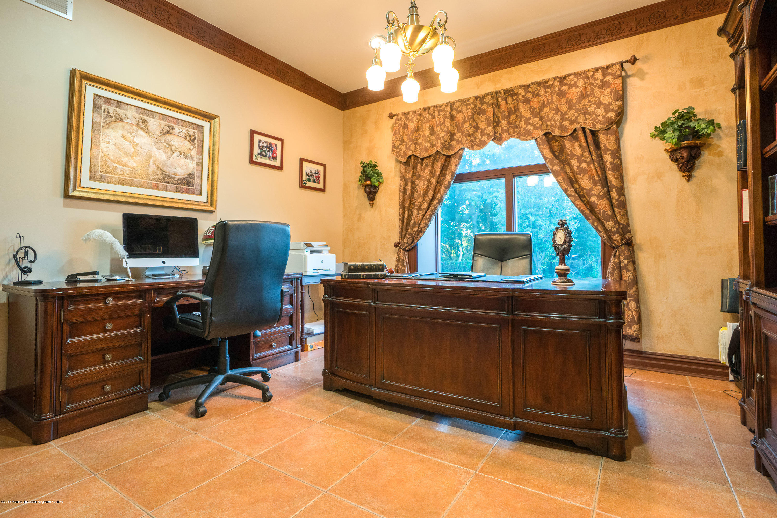 93 Five Points Road Freehold, NJ 07728 - Photo 16 of 48 a view of a workspace with furniture and a window