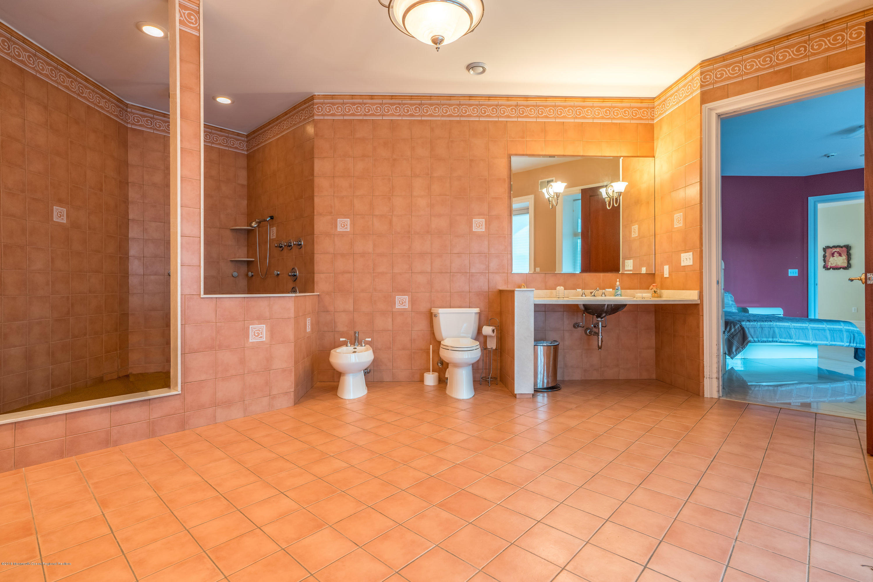 93 Five Points Road Freehold, NJ 07728 - Photo 18 of 48 a bathroom with a sink a toilet and shower