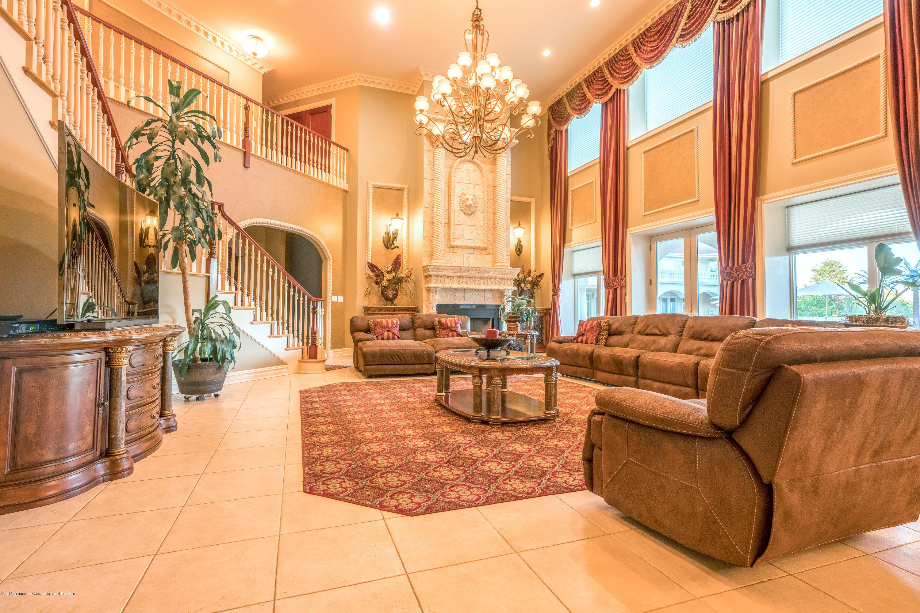 93 Five Points Road Freehold, NJ 07728 - Photo 32 of 48 a living room with furniture and a large window