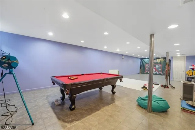 a room with gym equipment