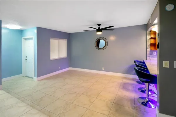 a view of entryway livingroom and hall
