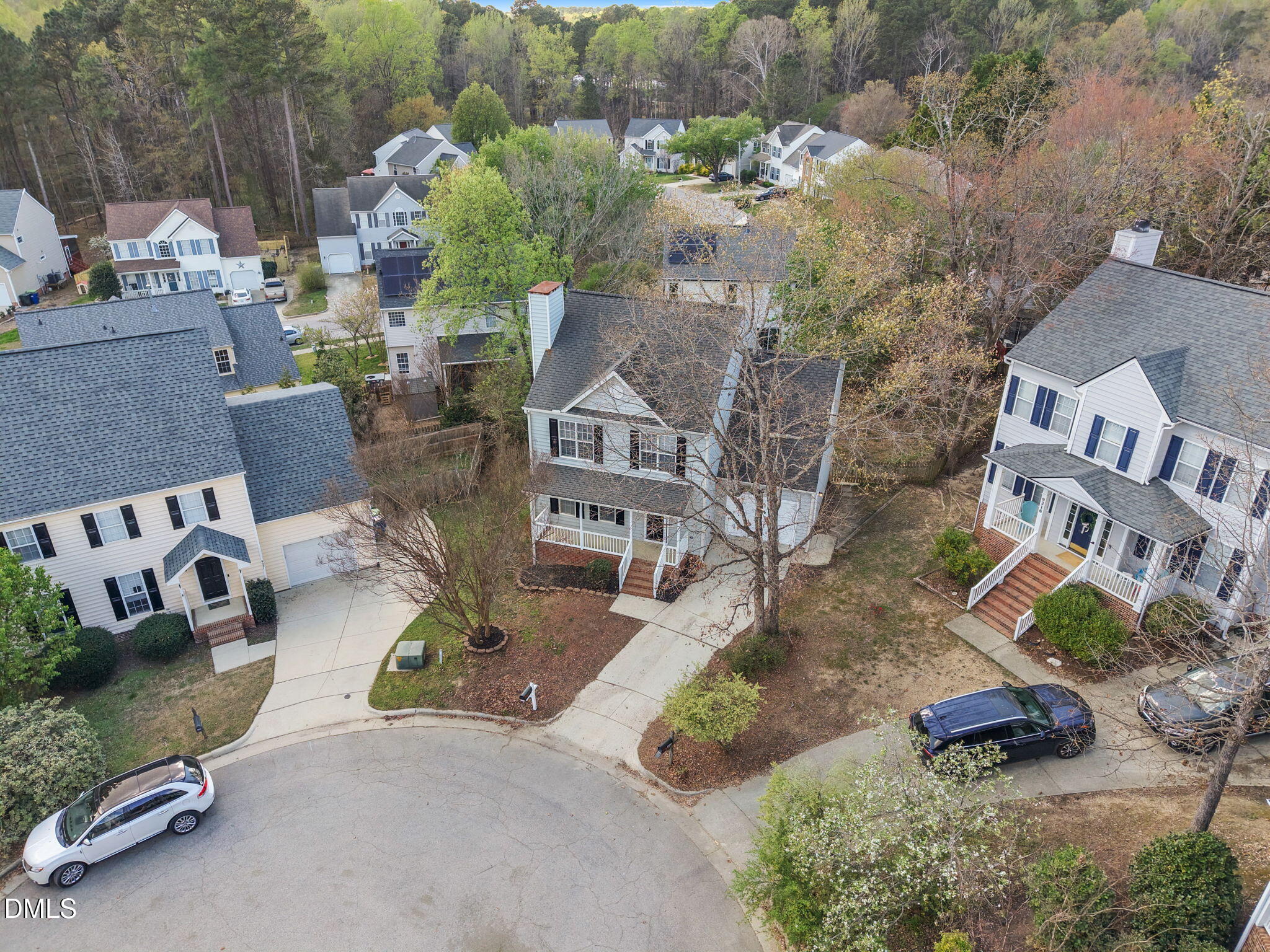 9220 Pennythorne Court Raleigh, NC 27615 - Photo 41 of 49 an aerial view of a house with outdoor space