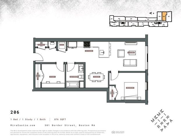 $575,000 | 301 Border Street, Unit 206, Boston, MA 02128