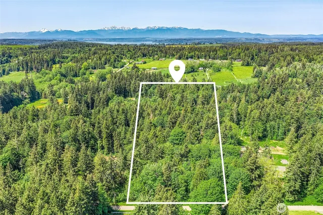 a view of a lush green field