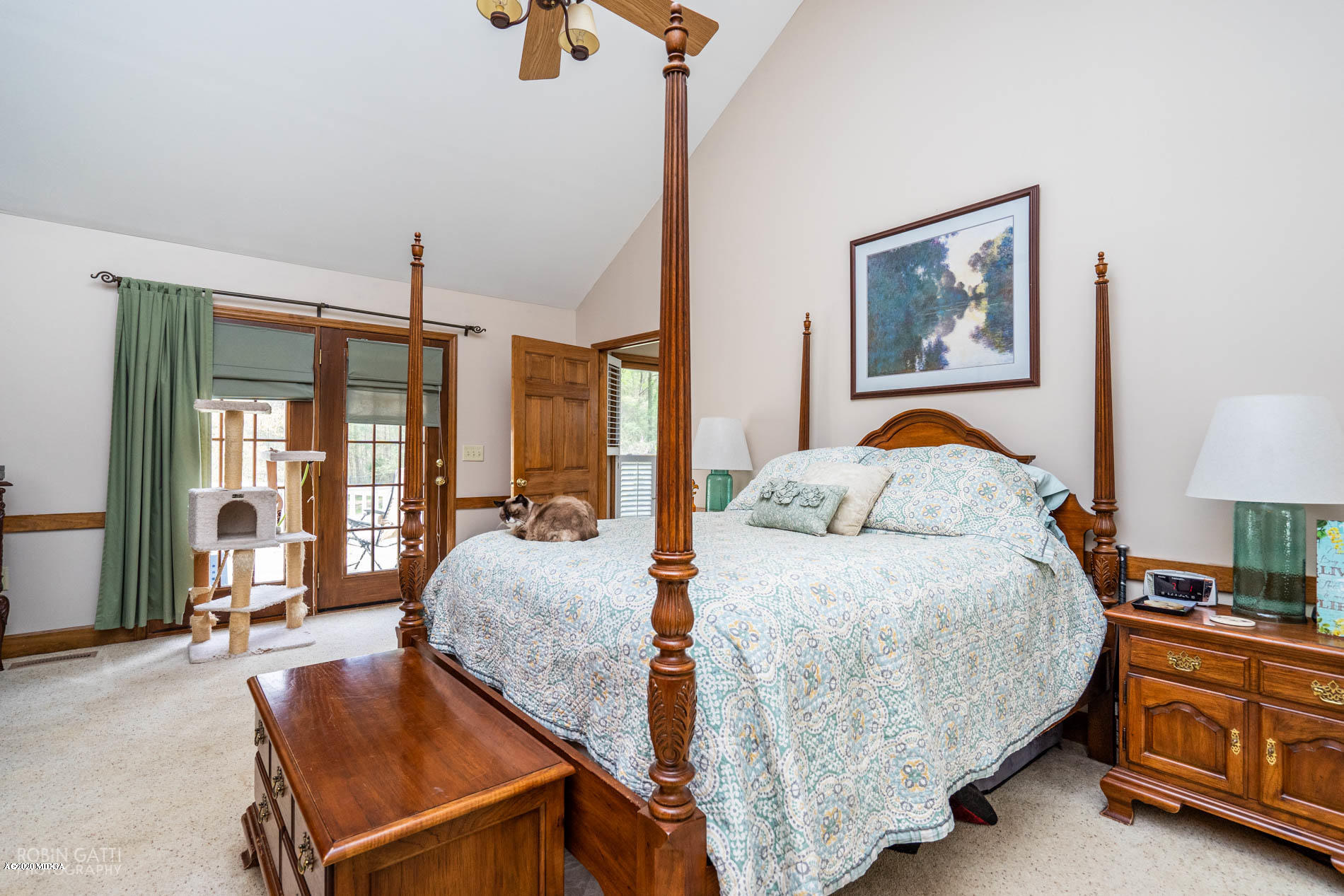 2862 Bonner Gilbert Road Lizella, GA 31052 - Photo 23 of 43 a bedroom with a bed and wooden floor