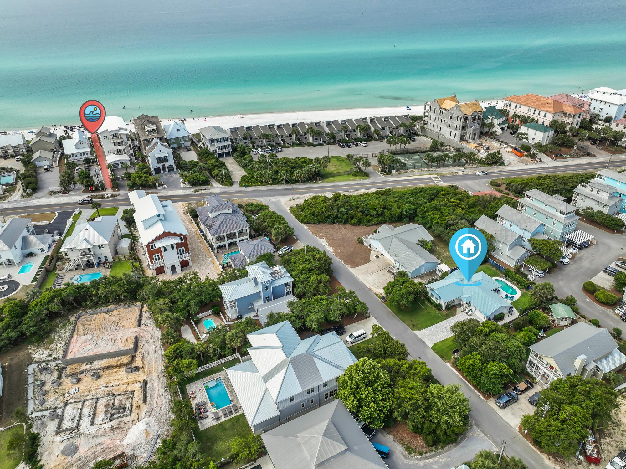 59 Walton Gulfview Drive Inlet Beach, FL 32461 - Photo 2 of 26 an aerial view of multiple house