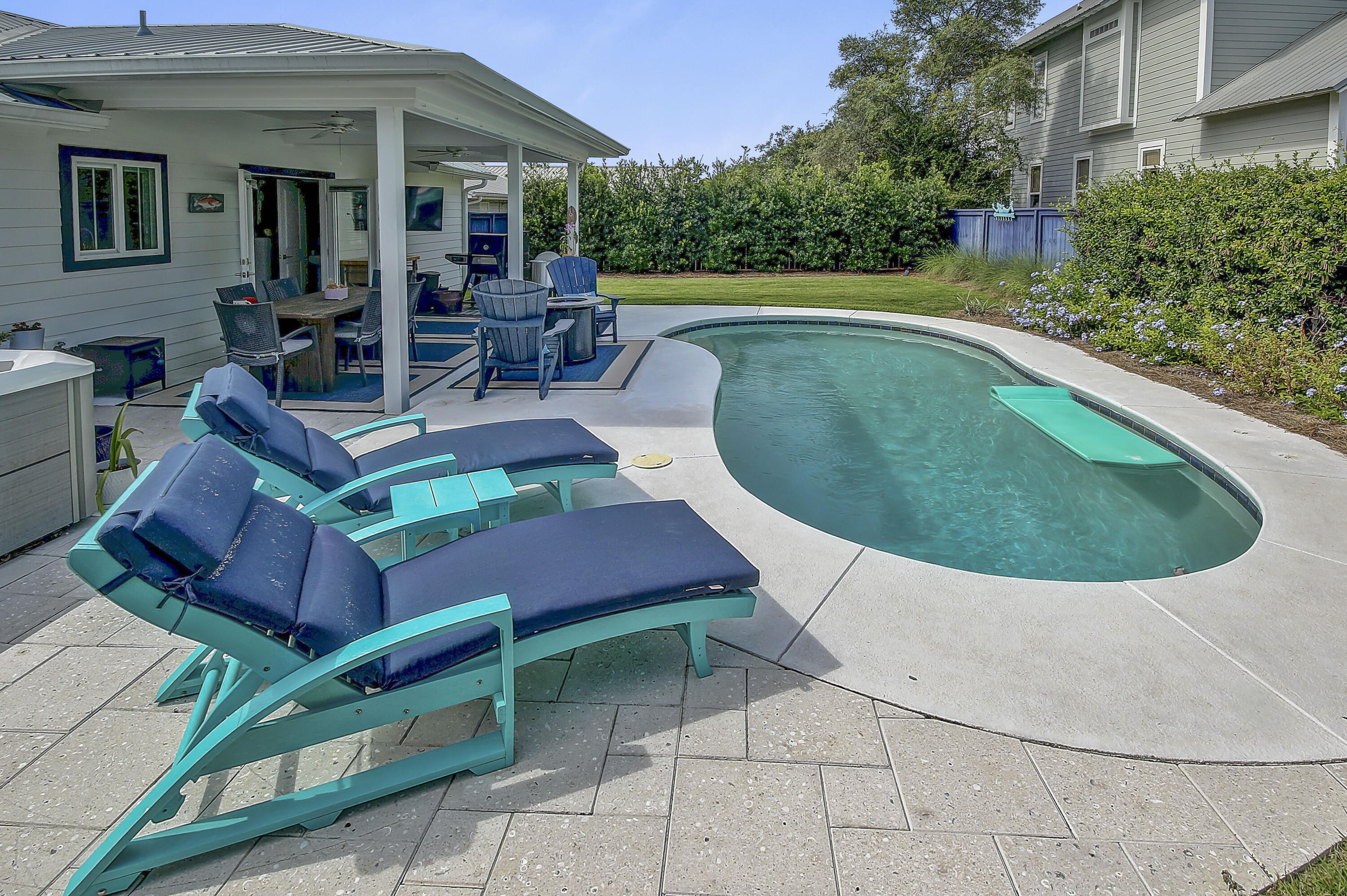 59 Walton Gulfview Drive Inlet Beach, FL 32461 - Photo 21 of 26 a view of outdoor space yard and swimming pool