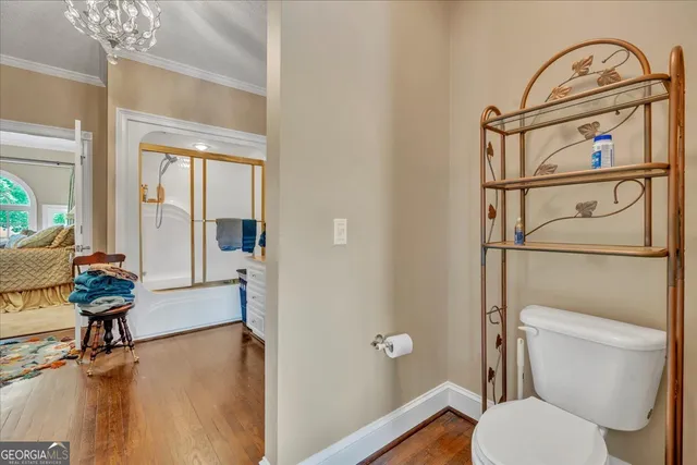 a view of an outdoor space and a lake view