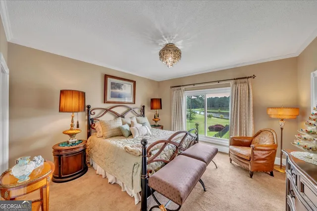 a view of an ocean from a yard