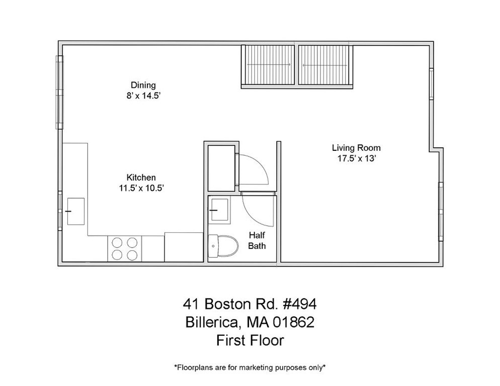 41 Boston Road, Unit 494 Billerica, MA 01862 - Photo 20 of 22 a picture of a room with a white wall and a white wall