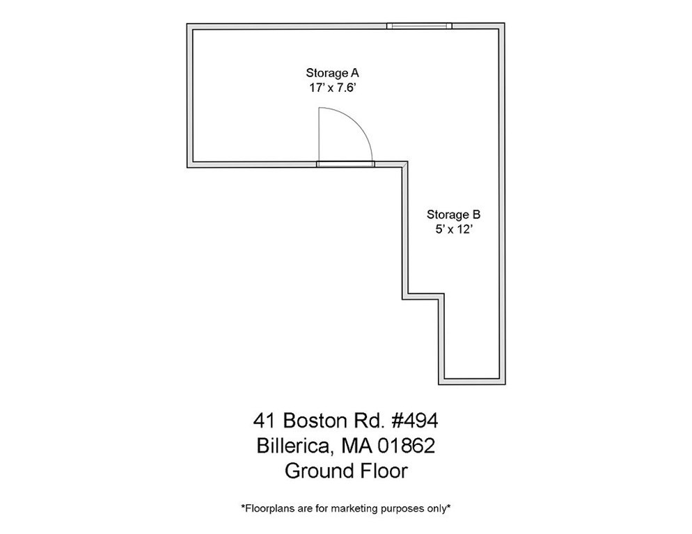41 Boston Road, Unit 494 Billerica, MA 01862 - Photo 22 of 22 a picture of a room with a floor plan